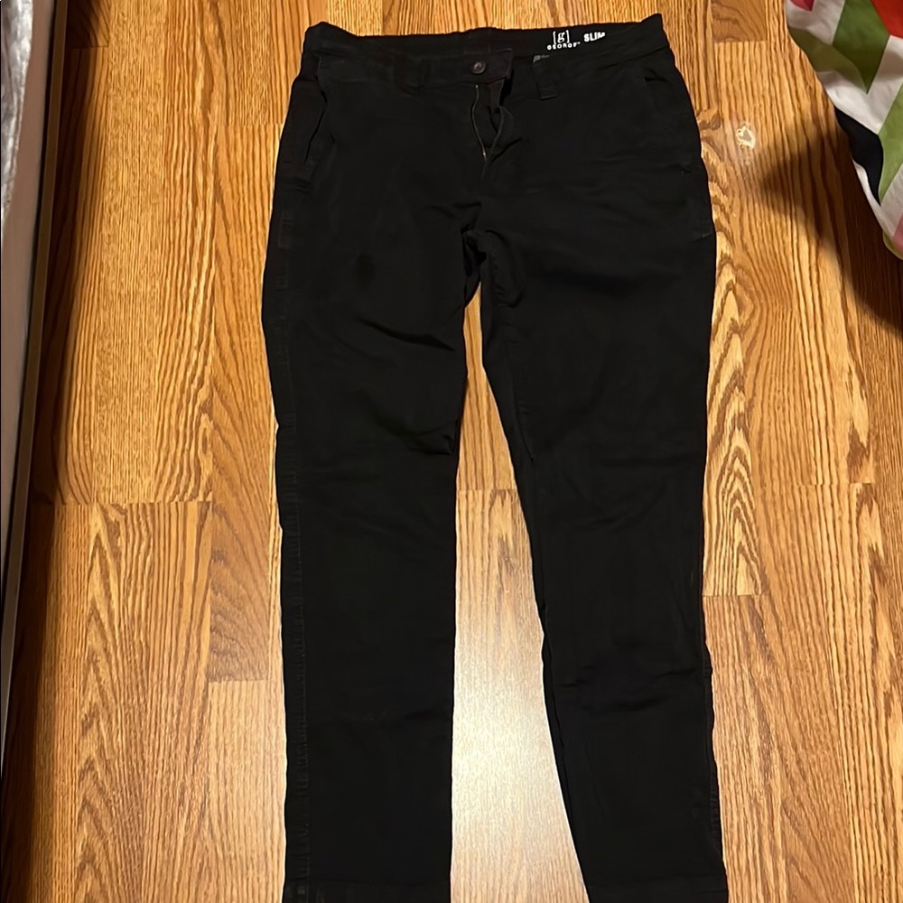 Black Slim Fit Pants